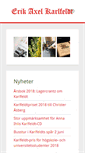 Mobile Screenshot of karlfeldt.org